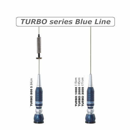Antenna TURBO 2000 blue line - 27MHz