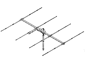 Антена SY27-4 4 елементна насочена тип YAGI - 27MHz CB обхват