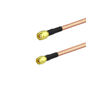 Пигтейл кабел RG400 0.5м SMA мъжки към RP-SMA конектор