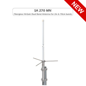 Антена за базова радиостанция SA270 MN Dual Band 2m / 70cm с голямо усилване