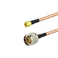 Пигтейл кабел RG400  0.5м N-тип мъжки към SMA конектор